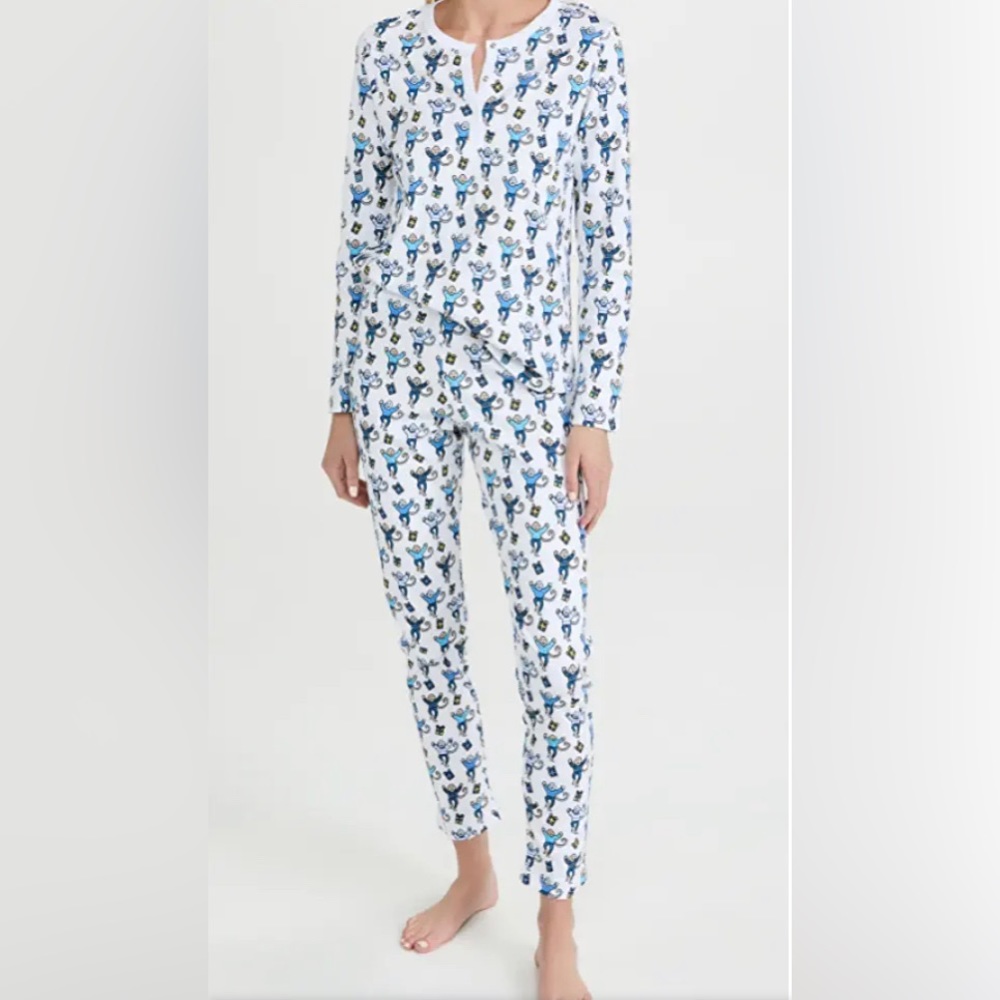 Roller Rabbit Monkey Nights Pajama Set